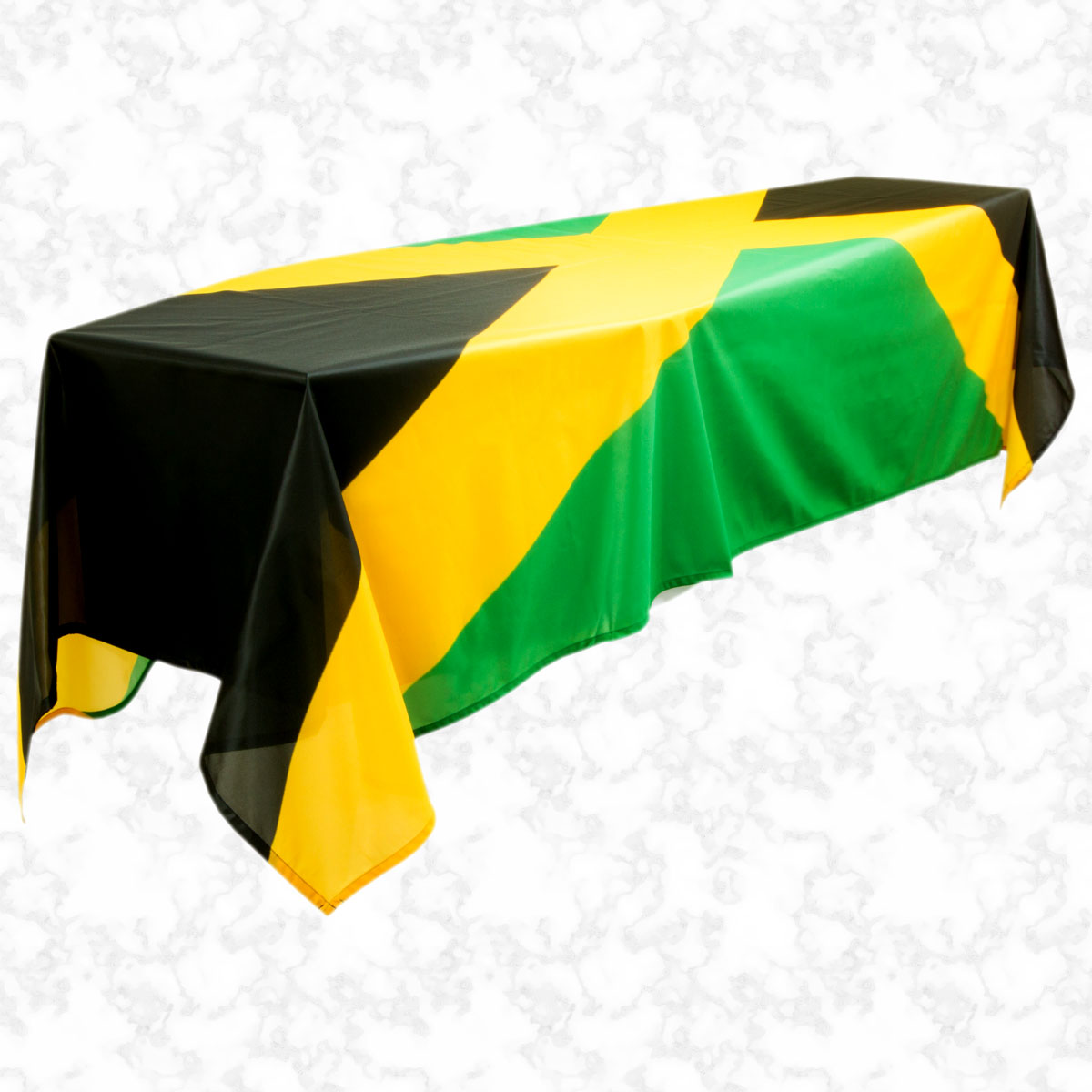 8' x 5' JAMAICA FLAG Jamaican Caribbean Giant Extra Large Funeral Coffin Drape 